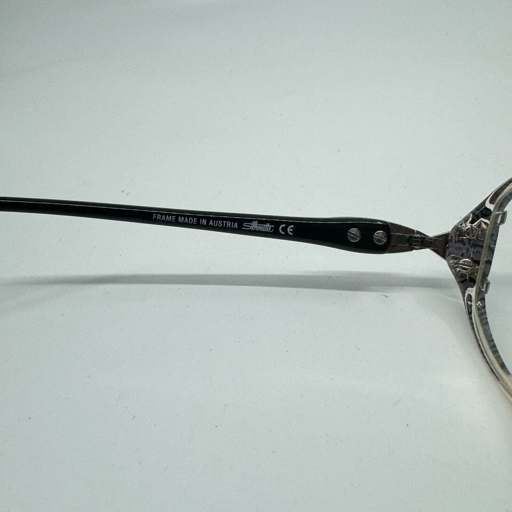 SILHOUETTE SPX M 1883‎ /20 6060 54-12 Clear Black Eyeglasses H10298